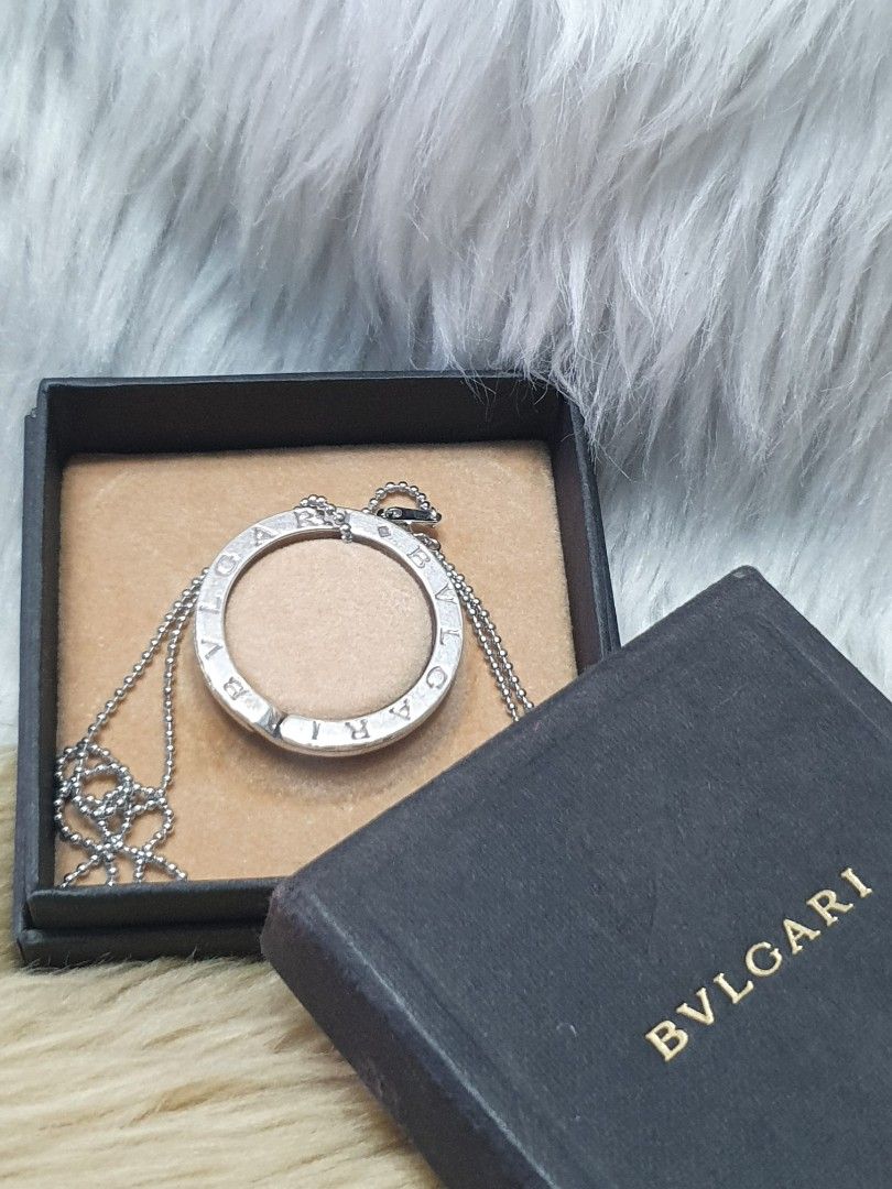 Bvlgari pendant on sale silver