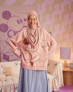 CALAQISYA DISNEY MICKEY SWEATSHIRT BLUSH