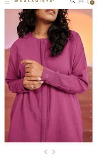 CALAQISYA ILLY TOP IN FUCHSIA  L
