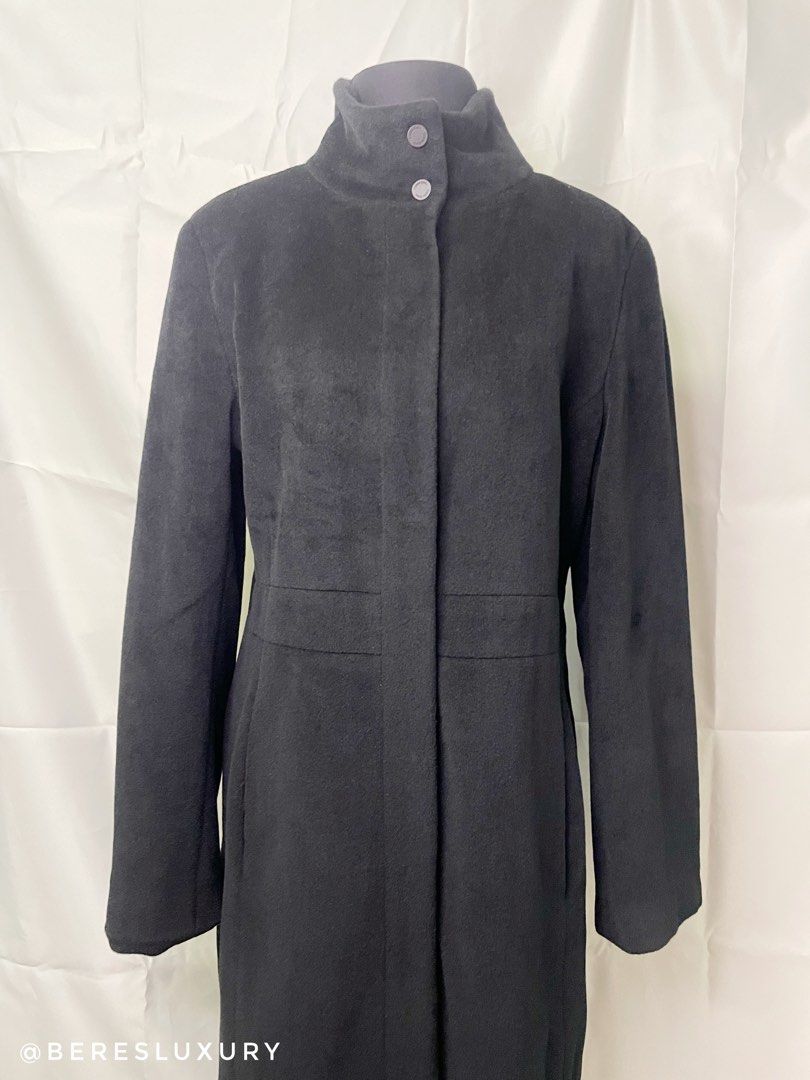 Calvin klein angora wool coat hotsell