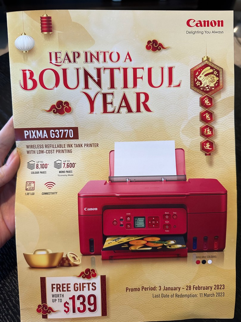 Canon 18% off any printer, Computers & Tech, Printers, Scanners ...