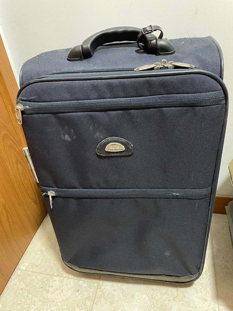 Carry on blue, Hobbies & Toys, Travel, Luggage on Carousell
