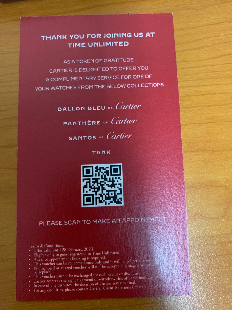 Cartier coupon sale