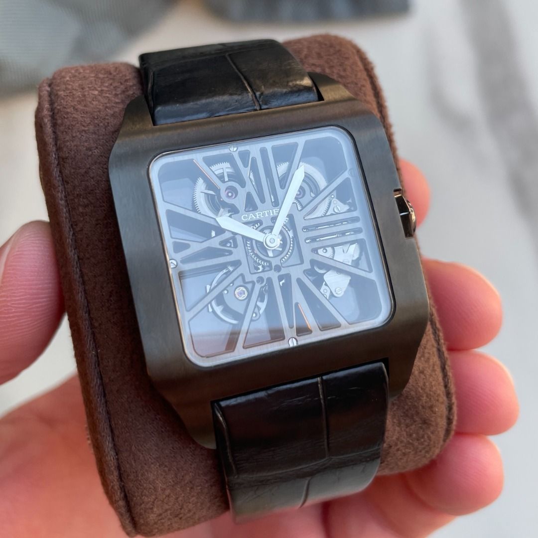 Cartier Santos Dumont ADLC Titanium Skeleton Extra Large W2020052