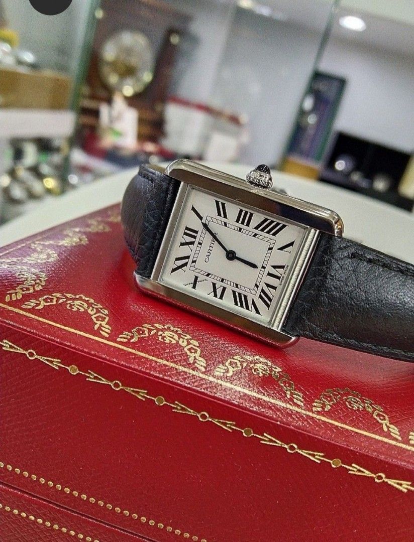 Cartier Tank solo S quartz Luxury Watches on Carousell