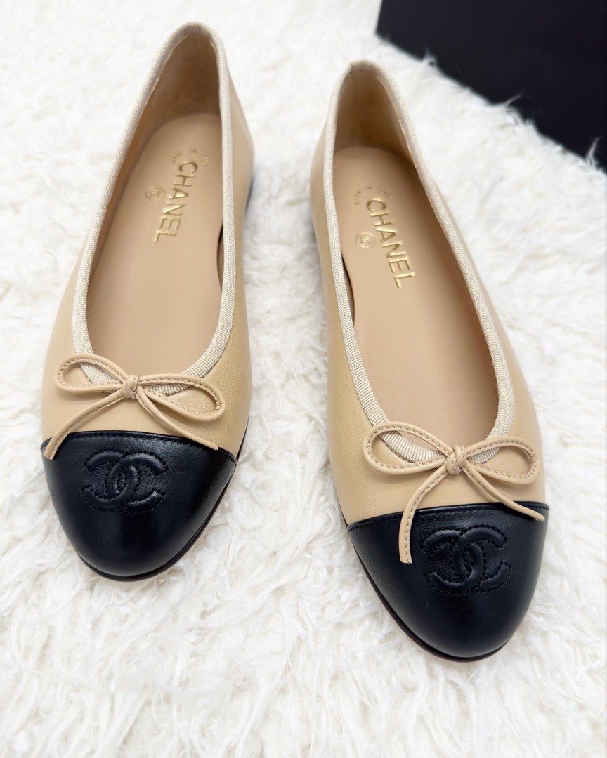 Chanel Ballerina Flats, Luxury, Sneakers & Footwear on Carousell