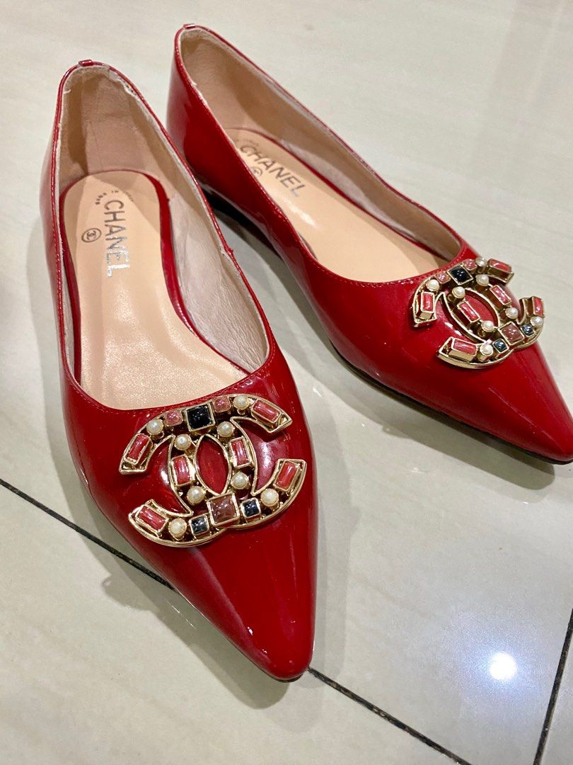 Chanel shoes 37, Barang Mewah, Aksesoris di Carousell