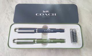 COACH fountain pen and rollerball pen