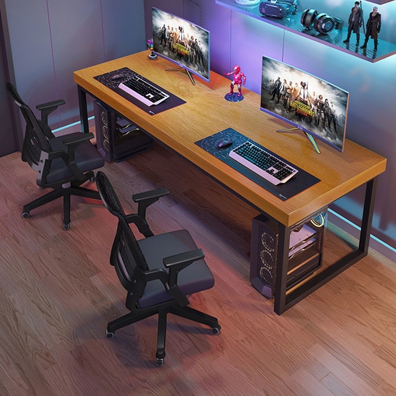 Computer desktop sales table and chair