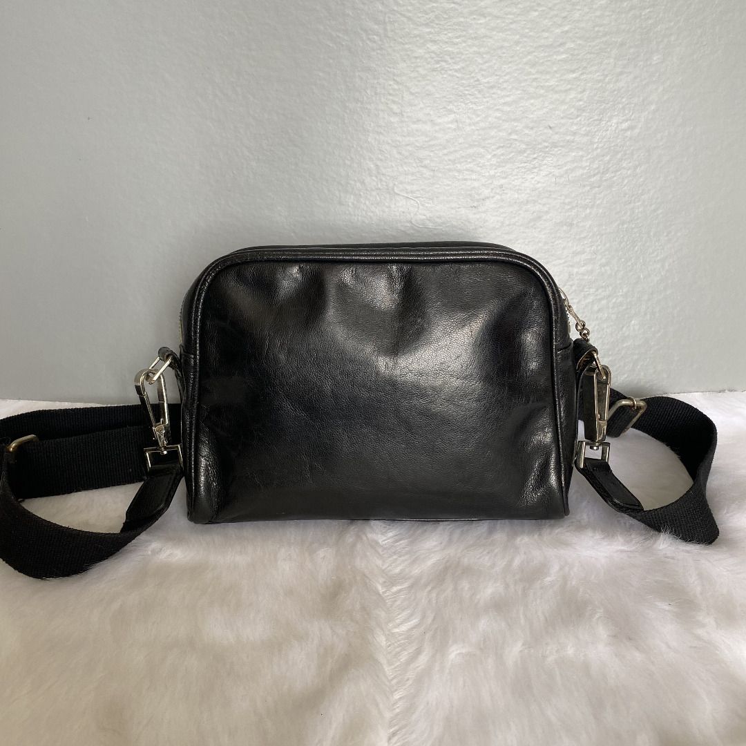 Vintage black crossbody bag new arrivals