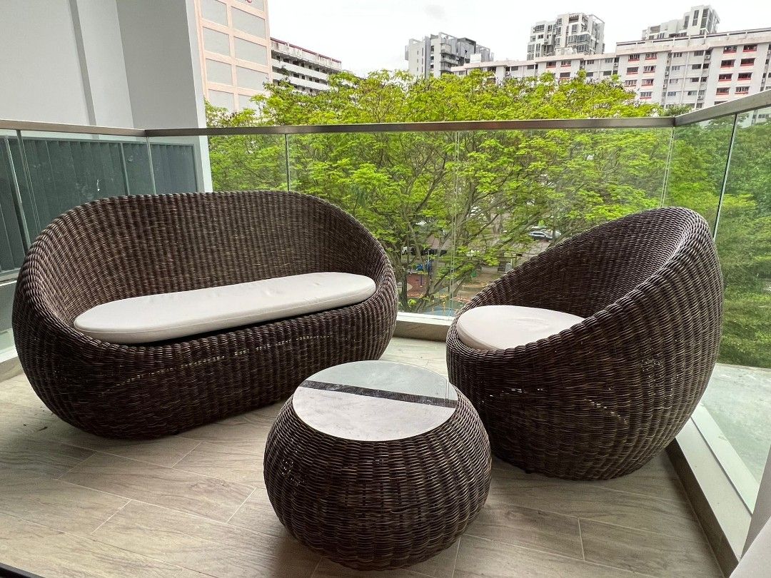Custom made Balinese outdoor set, Furniture & Home Living, Outdoor