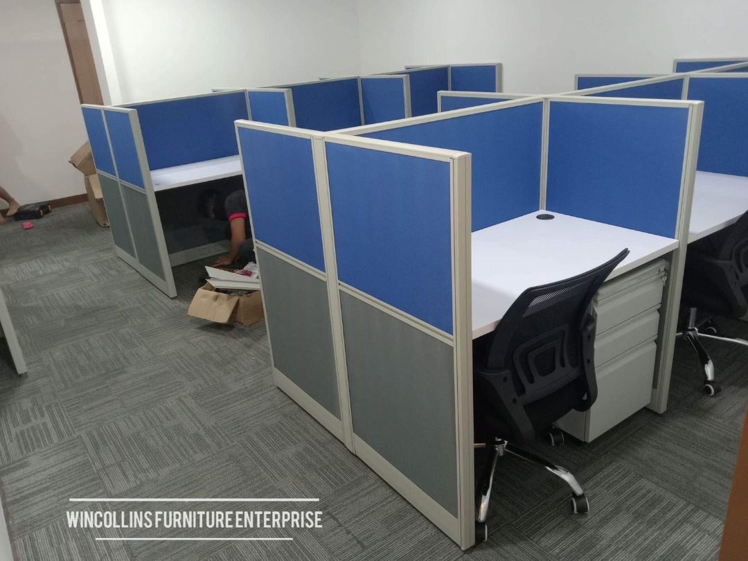 Customized office partition, Modular workstation cubicle, Furniture