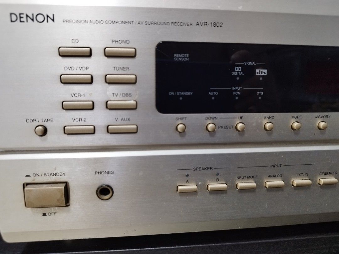 Denon AVR1802 AV amp home theater surround receiver audio amplifier