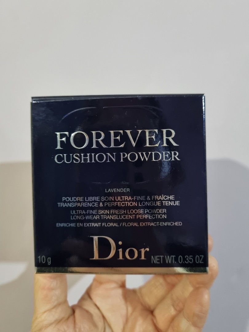 DIOR  Dior Forever Cushion Powder Poudre libre soin ultrafine  fraîche   transparence  perfection longue tenue  050 Lavender  Violet