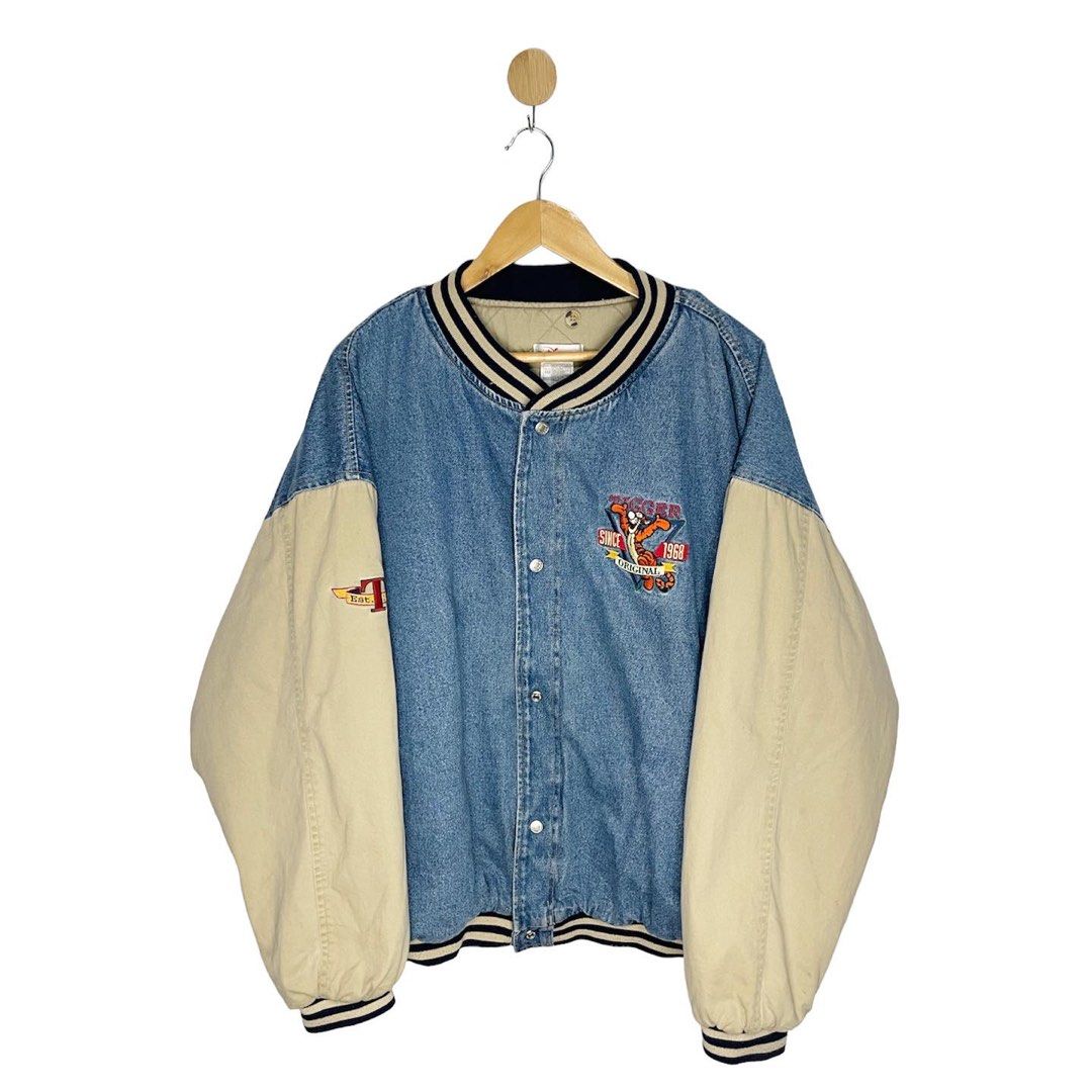 disney Tigger denim varsity jacket