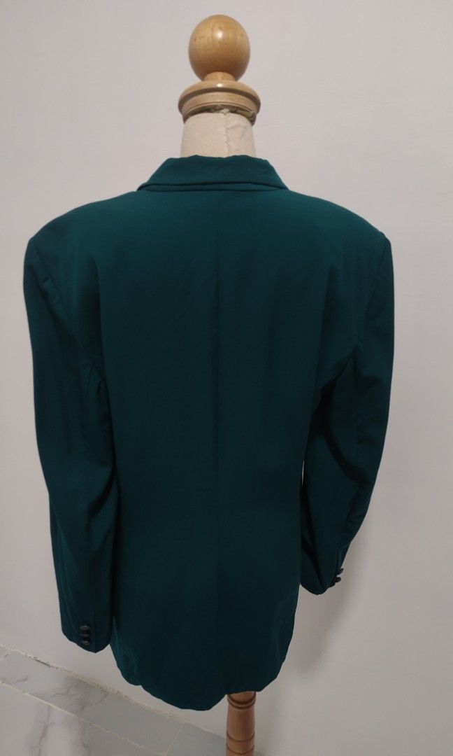 Emerald green blazer, Women's Fashion, Coats, Jackets and Outerwear on