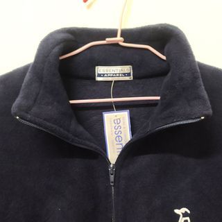 全新ESSENTIALS深藍色刷毛上衣M號