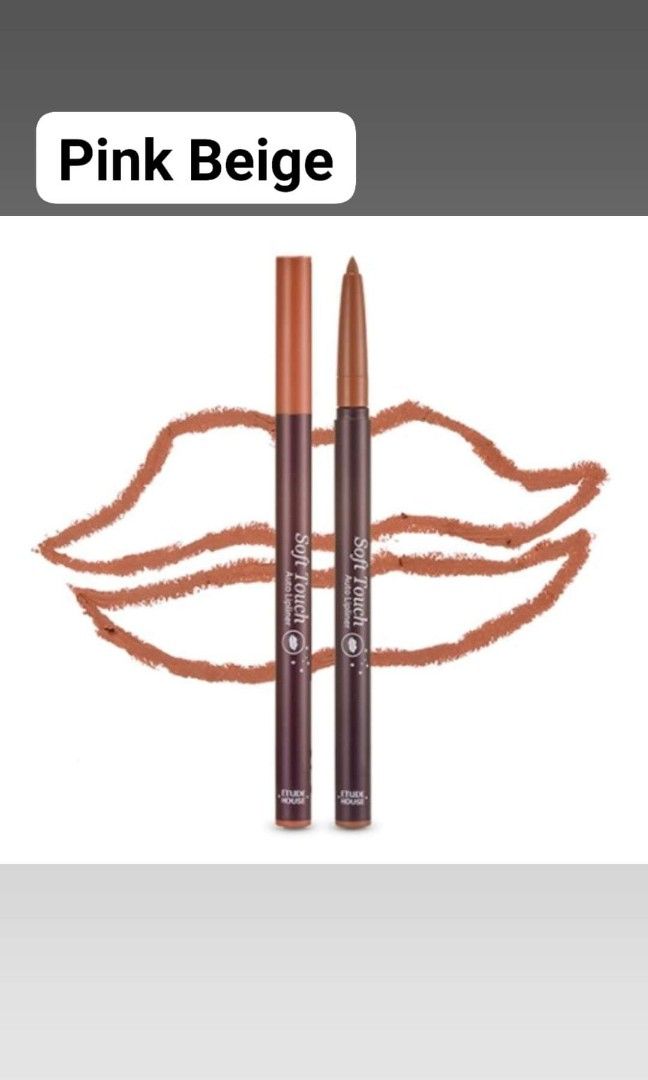 ETUDE HOUSE SOFT TOUCH AUTO LIP LINER, Beauty & Personal Care, Face