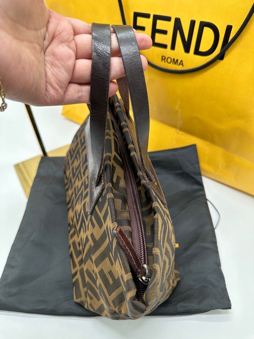Fendi Zucca Mini Tote bag (Category: Luxury Bags & Wallets) located in Manila. Submitted by davidspreowned (Listing ID 1212054081, Image 3). Description: Fendi Zucca Mini Tote bag Monogram in good condition please check the images posted inclusion dustbag only .