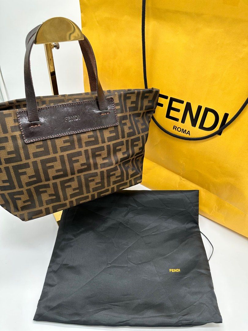 Fendi Zucca Mini Tote bag (Category: Luxury Bags & Wallets) located in Manila. Submitted by davidspreowned (Listing ID 1212054081, Image 2). Description: Fendi Zucca Mini Tote bag Monogram in good condition please check the images posted inclusion dustbag only .