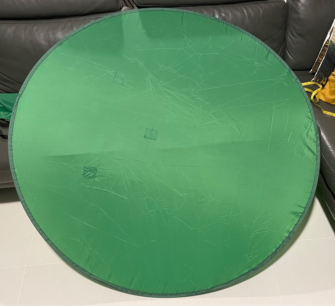 Foldable Green Screen 9 ideal for Zoom video calls, Photography