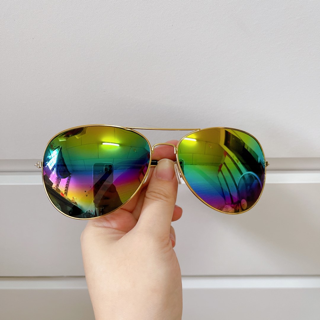 12 Pack: Rainbow Mirror Metal Aviator Wholesale Sunglasses – StillFriday