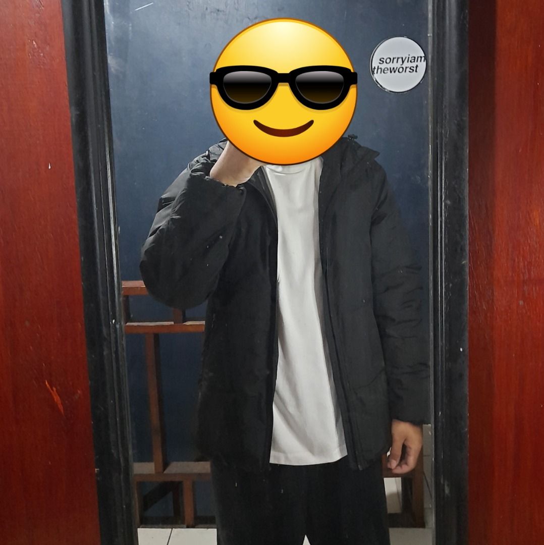 GU Uniqlo Heat Padded Jacket Jaket Down Puffer, Fesyen Pria, Pakaian , Baju Luaran di Carousell