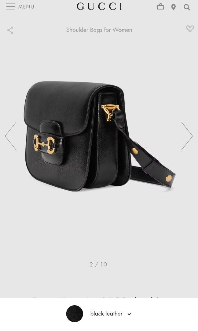 Gucci Horsebit 1955 Small Shoulder Bag, Luxury, Bags & Wallets on Carousell