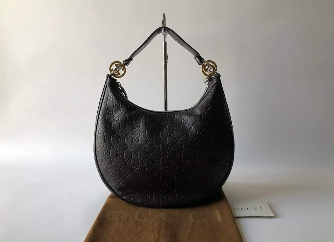 GUCCI MEDIUM TWINS GUCCISSIMA HOBO Luxury Bags Wallets on Carousell