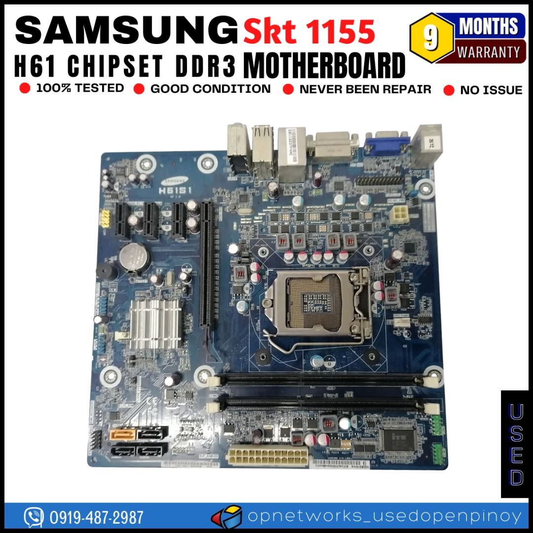 Samsung h61s1 motherboard best sale specs