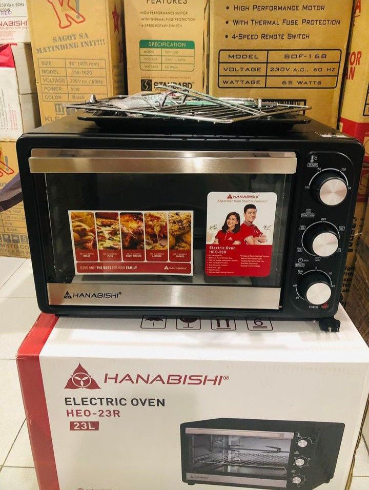 Hanabishi 23L Electric Oven HEO23R, TV & Home Appliances, Kitchen