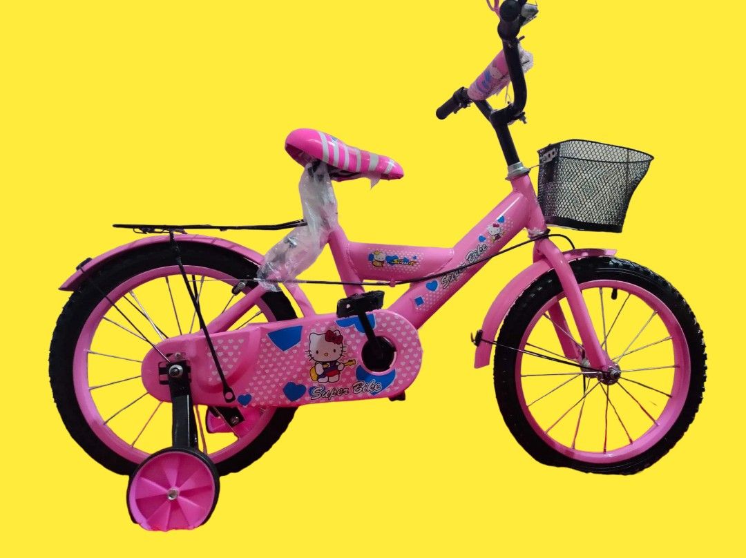 HELLO KITTY BIKE, Sports Equipment, Bicycles & Parts, Bicycles on Carousell