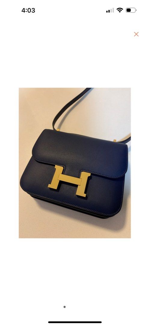 hermes constance navy