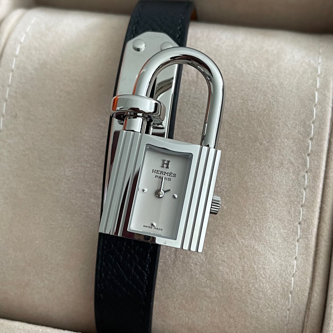 Hermes kelly watch black discount