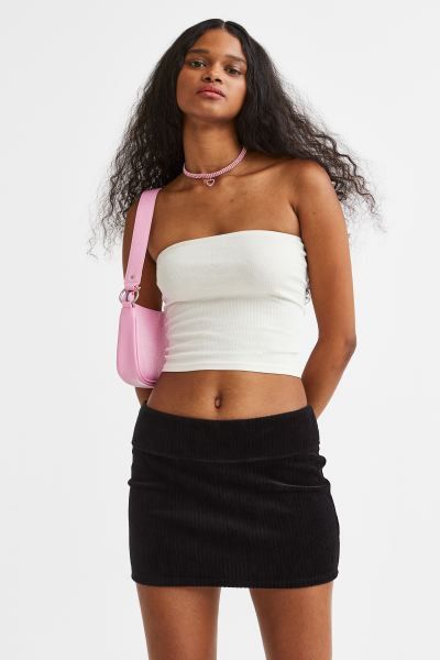Black mini clearance skirt h&m