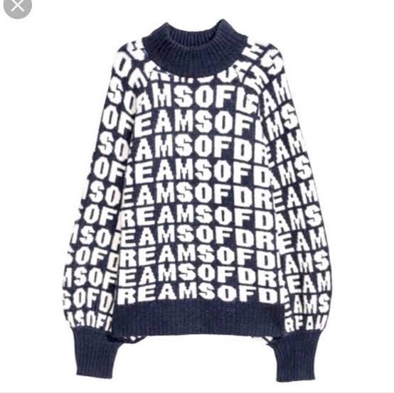 h m dreams of sweater