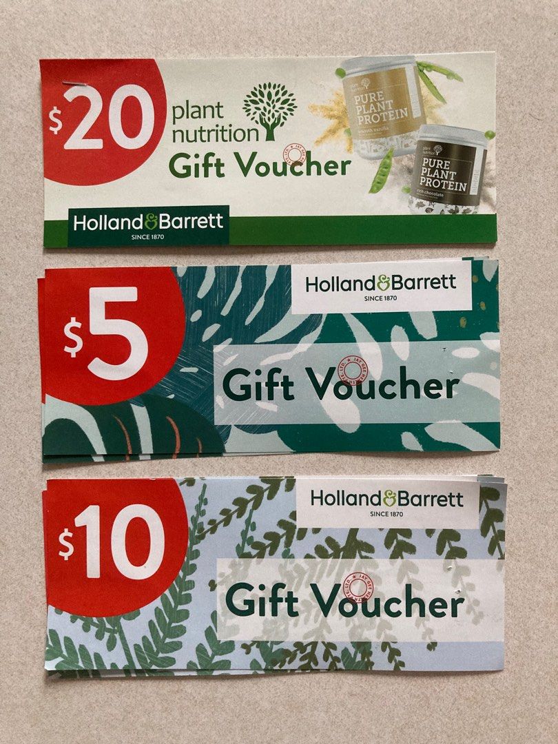 Holland & Barrett vouchers, Tickets & Vouchers, Vouchers on Carousell