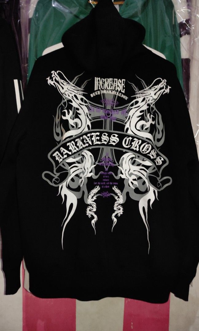 Hoodie brand Japan sukajan vintage BABVINO naga darkness ...