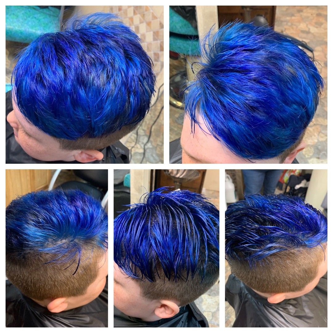 HOTTEST BLUE HAIR COLOUR FOR MEN AND WOMEN #besthaircolour #diyhaircolour,  Beauty & Personal Care, Hair on Carousell