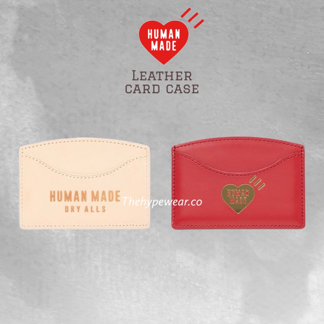 限定販売 HUMAN MADE LEATHER CARD CASE HEART - 小物