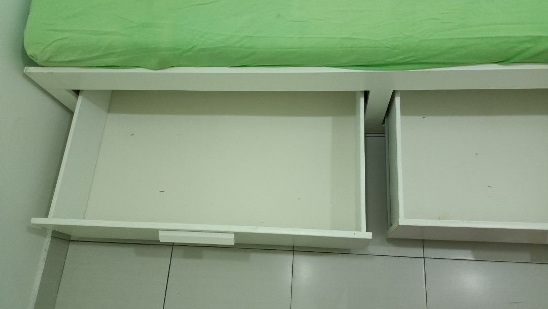 ikea brimnes day bed & 2 ikea mattress, Furniture & Home Living