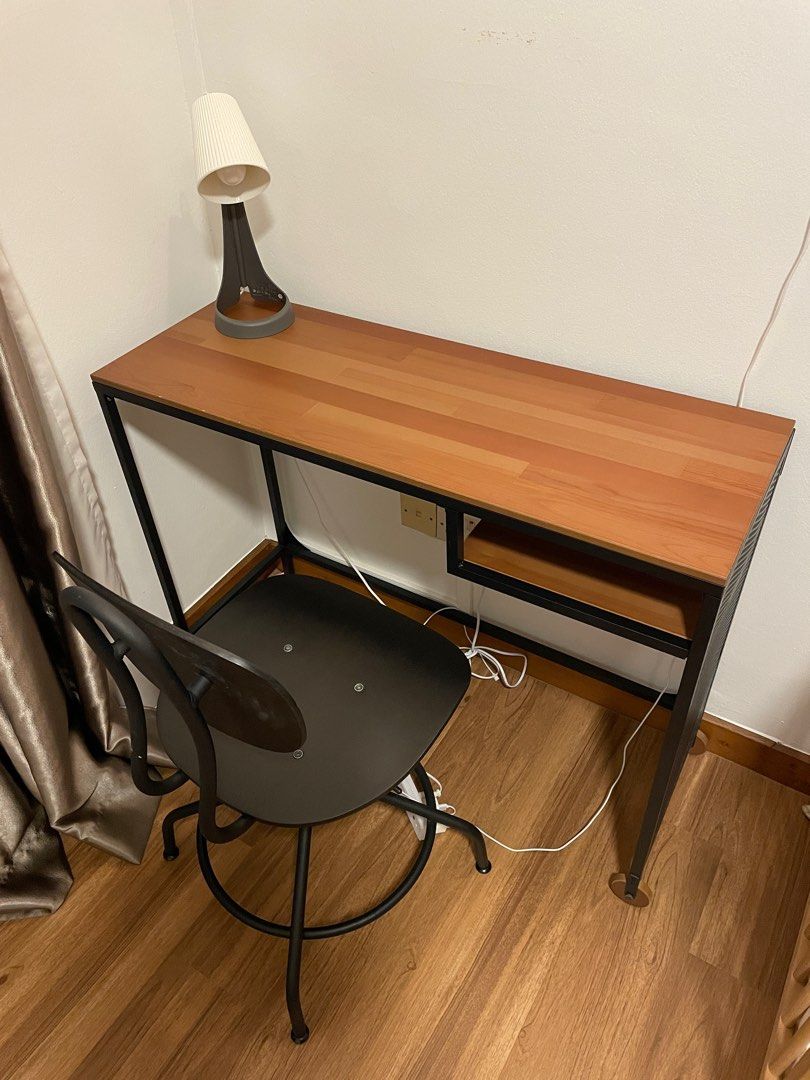 IKEA laptop table chair Furniture Home Living Furniture
