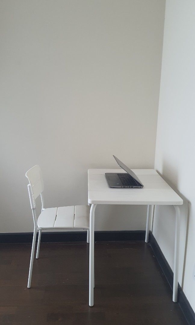 Ikea plastic study table best offer, Furniture & Home Living