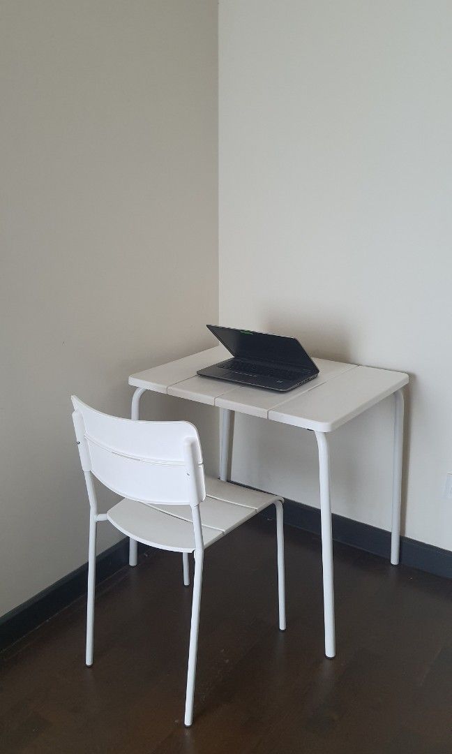 Ikea plastic study table best offer, Furniture & Home Living