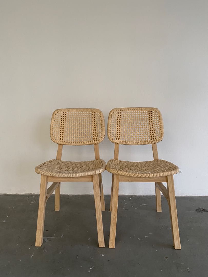 Ikea Ratan Chair, Furniture & Home Living, Furniture, Chairs on Carousell