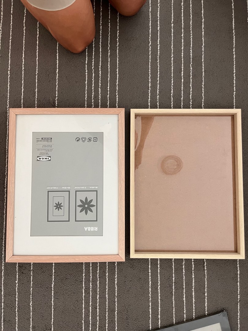 IKEA Ribba frame + free wooden frame, Furniture & Home Living, Home ...