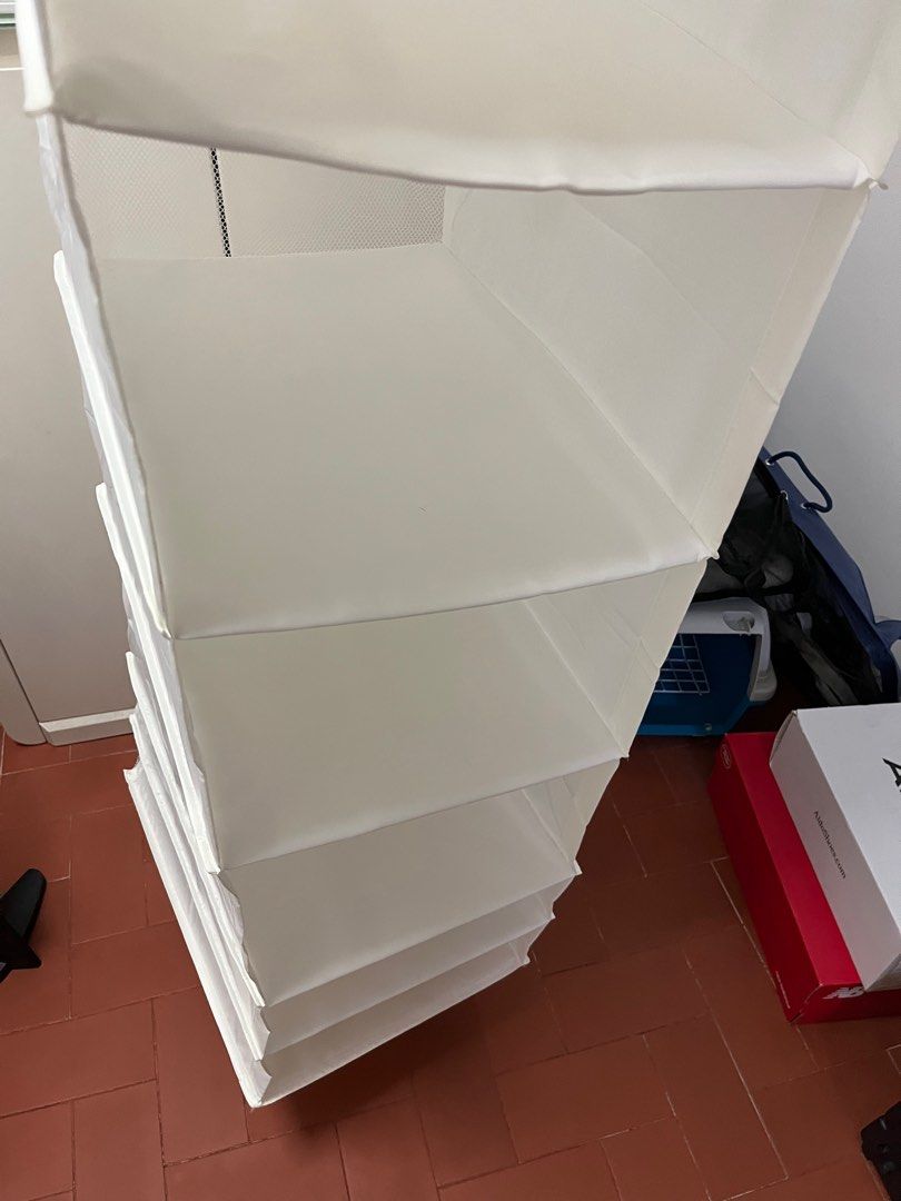 Ikea hanging storage with 6 compartments , Furniture & Home Living