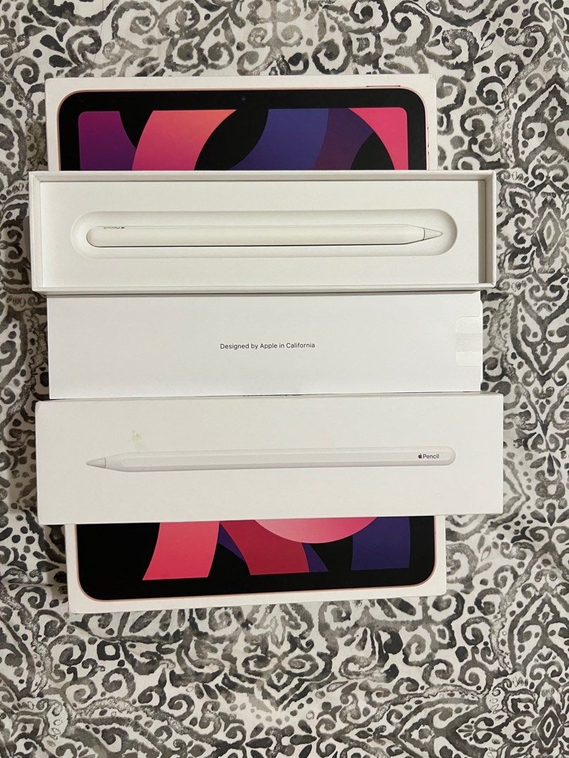 Ipad air 4 64gb rosegold with apple pencil 2nd gen, Mobile Phones