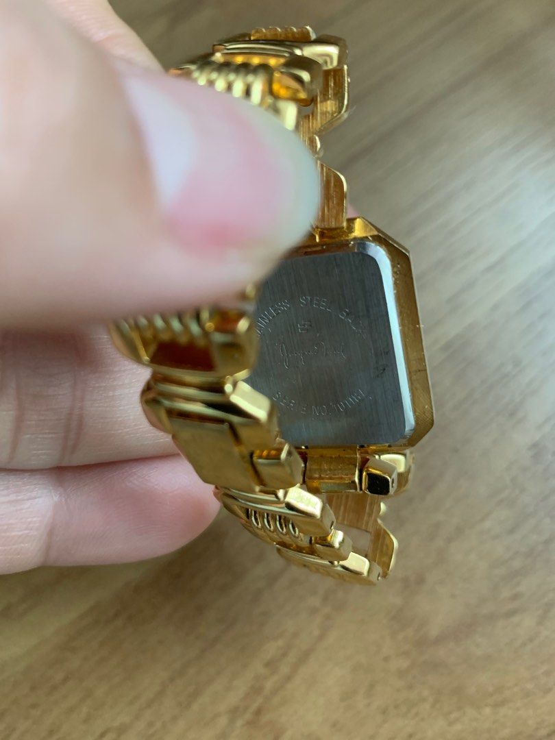 Jacques farel 2025 gold ladies watch