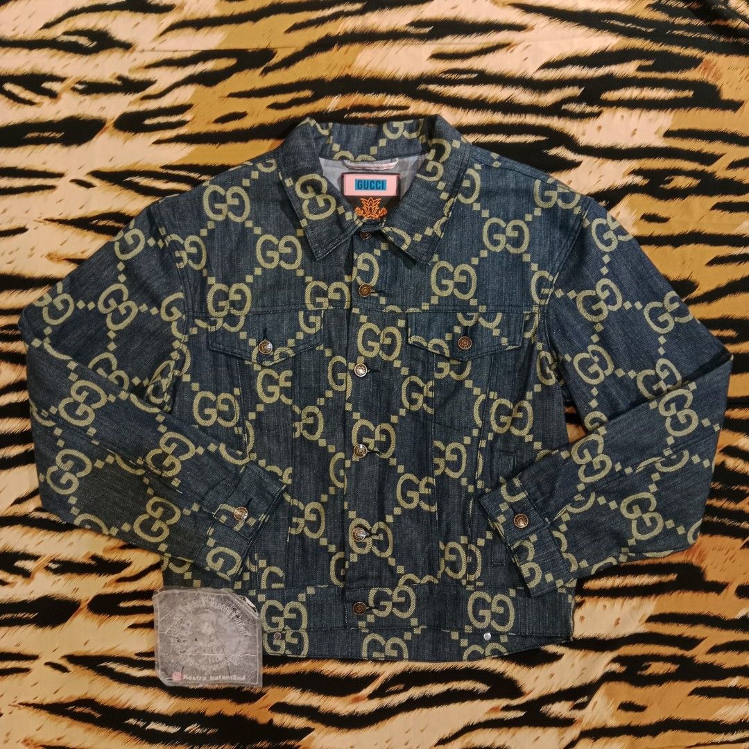 Jaket hotsell jeans gucci